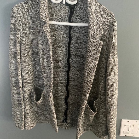 Topshop Textured Longline Speckled Boyfriend Blazer - Picture 2 of 2